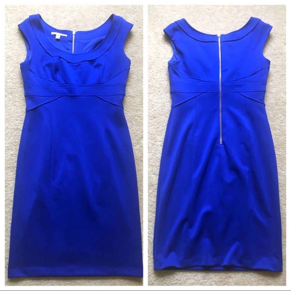Maggy London Royal Blue Cocktail Dress - Picture 2 of 8